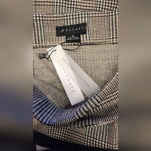 NWT Sanctuary brown plaid skirt - Picture 6 of 10